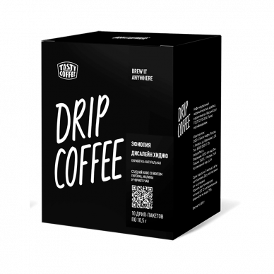 Дрип пакеты кофе «Эфиопия Дисалейн Хиджо» Tasty Coffee